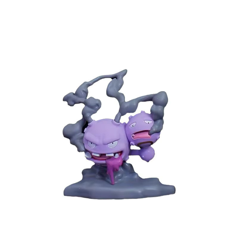 Bandai Pokemon Weezing Anime Figur aus PVC in Lila, Höhe: 12 cm - Bild 3