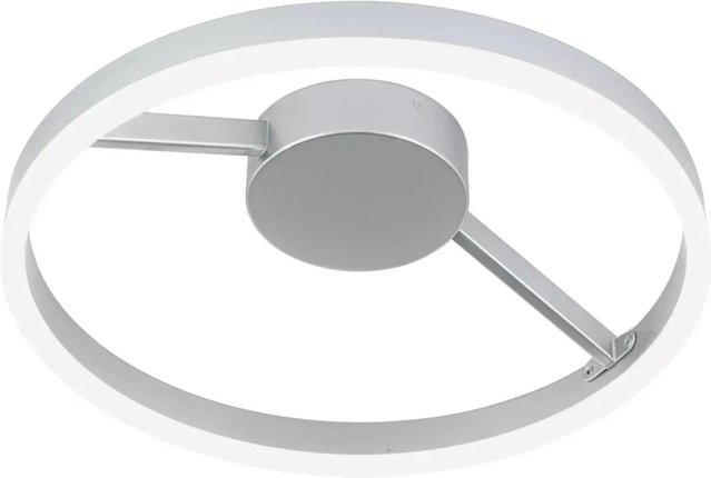 Orion Leuchten LED Deckenleuchte Vlotter in Titan Silber matt, Durchmesser: 40 cm, 1950 lm, warmweißes Licht, dimmbar - Bild 1