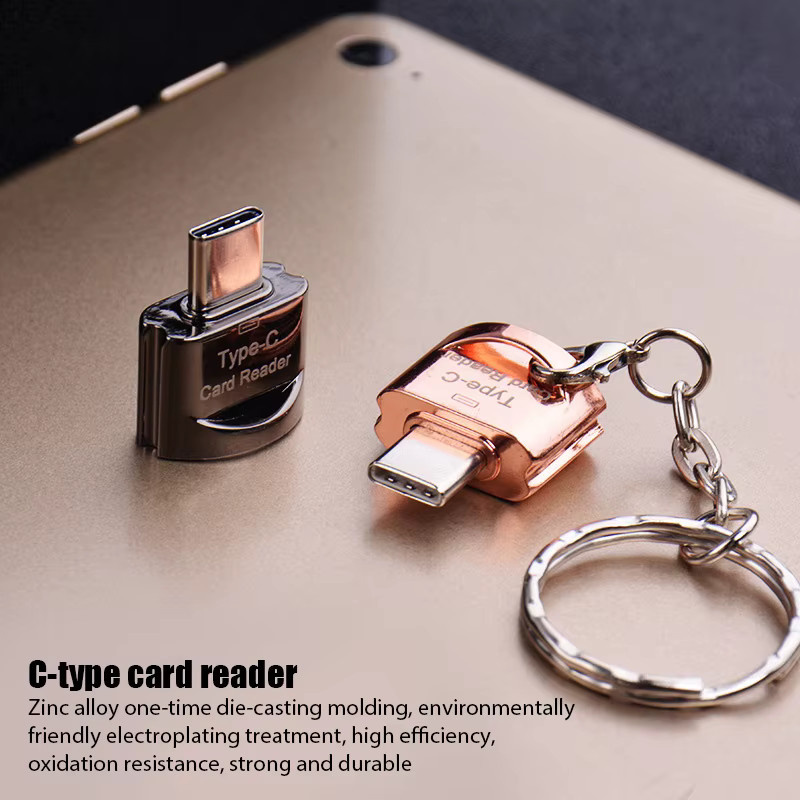 Mrgabwte USB-C auf Micro-SD Adapter OTG Kartenleser in Schwarz für Handys, Laptops und MacBooks - Bild 4