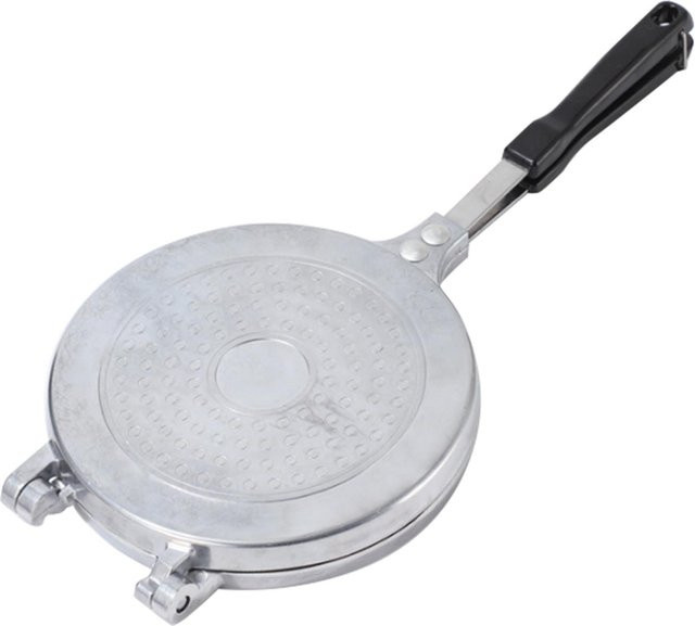 CosyHome Doppelseitige Antihaft-Bratpfanne aus Aluminiumlegierung in Silber für Pfannkuchen und Sandwich-Maker - Bild 1