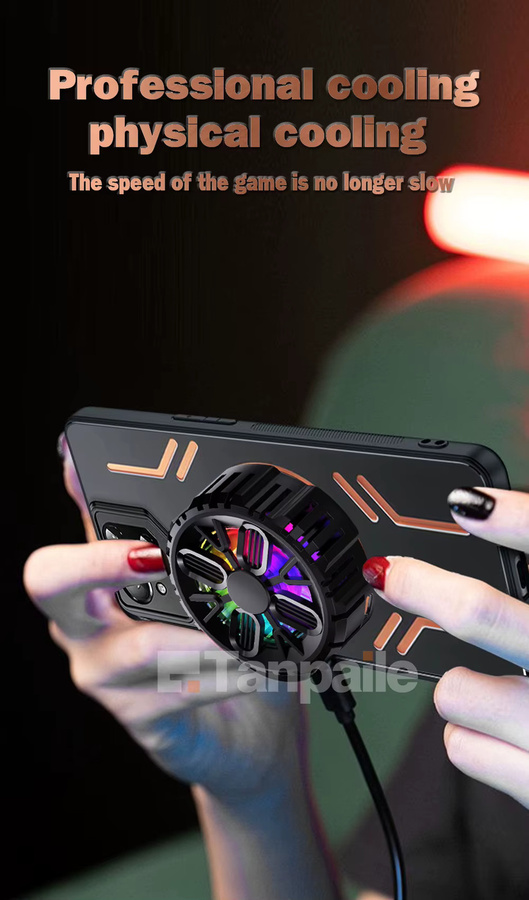 Asus ROG Telefon 9 und ROG 9 Pro Metall Kühlhülle aus Kupfer und Aluminium in Gold oder Schwarz - Bild 2