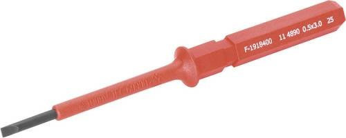 Cimco VDE SL 3,0 x 0,5 Elektriker Universal Schlitz Wechselklinge, Farbe: Rot - Bild 1