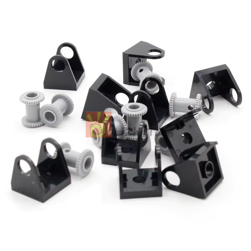 jile Engineering Machinery Bausteine Ziegel Saitenrolle 2x2 Trommelhalter 10-teiliges Set - Bild 3