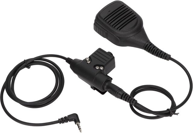 Xiaomi Schultermikrofon mit U94 PTT für 1S2S Intercom, Zwei-Wege-Radio-Lautsprechermikrofon in Schwarz - Bild 1