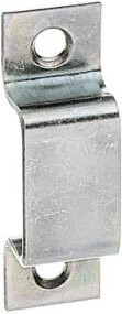 GAH Alberts Schlaufe für Riegel aus galvanisiertem Stahl in Silber, B: 13 mm, L: 44 mm - Bild 1