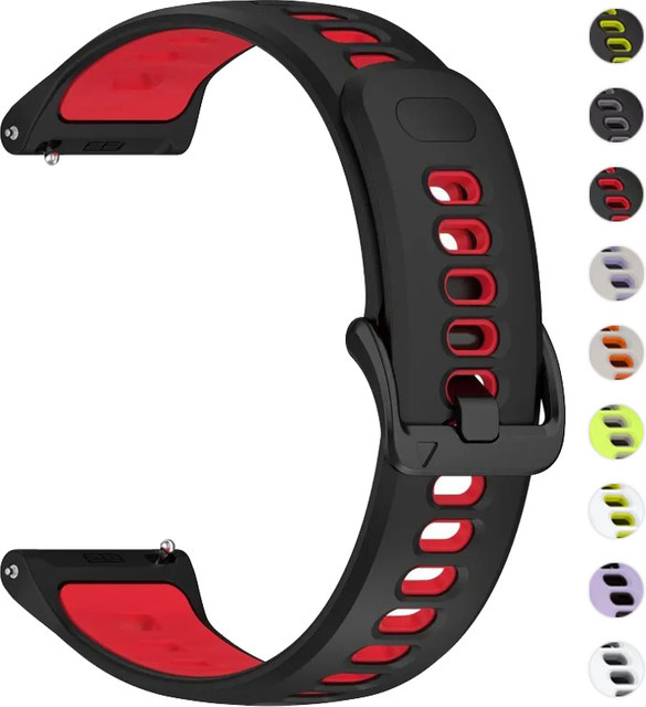 Amazfit Silikon-Sportarmband, Weiß, Grau - Bild 1