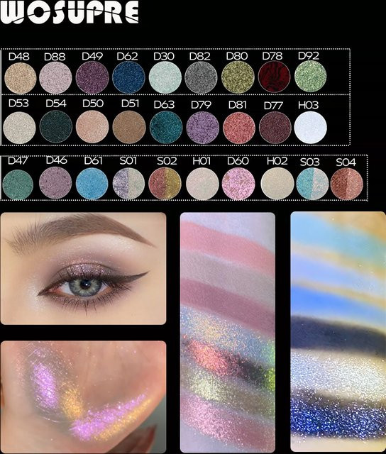WOSUPRE Eyeshadow, Matt, Puder, Unisex - Bild 1