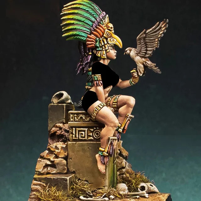 ZKBOZK Die Priesterin und der Adler, Resin-Modellfigur, Fantasy, unmontierter und unbemalter Bausatz - Bild 1