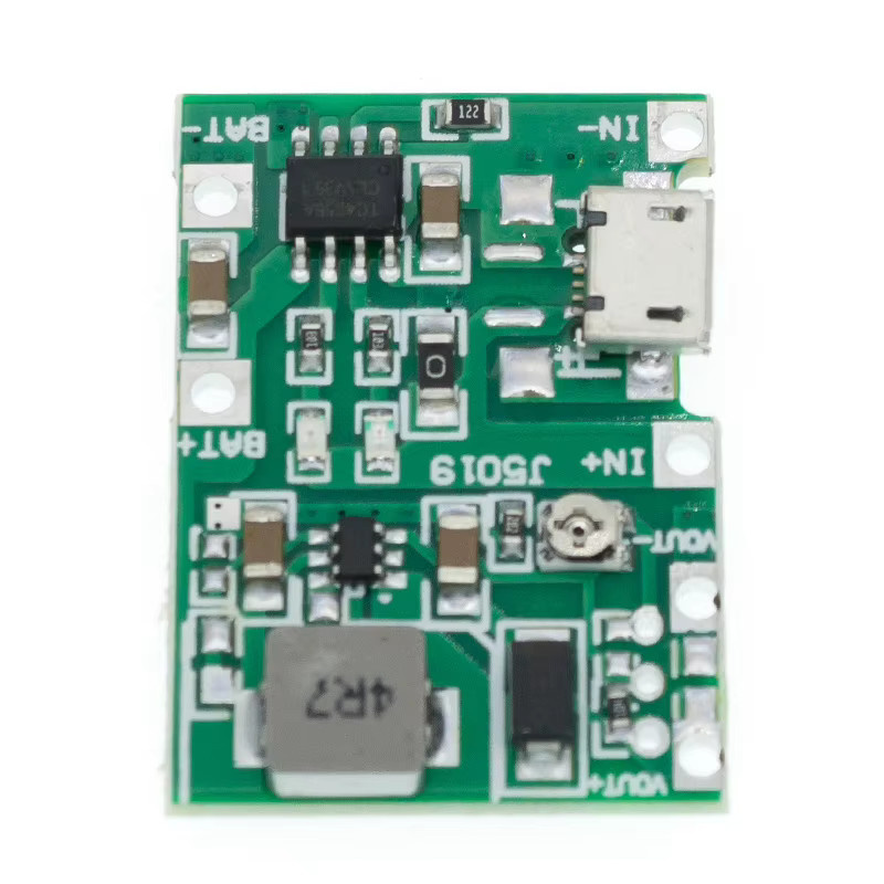 Lithium Li-Ion 18650 Batterie Ladegerät DC-DC Step Up Boost Modul in Grün - Bild 3
