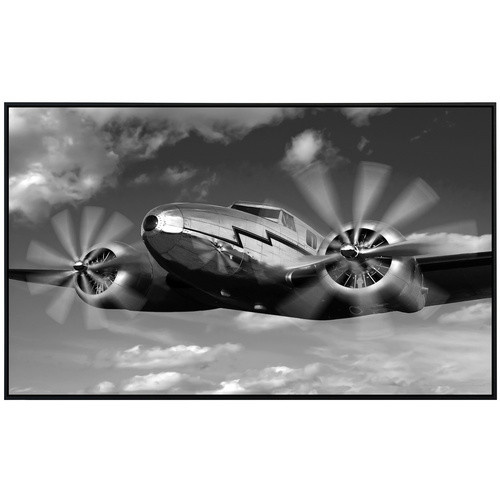 papermoon Infrarotheizung EcoHeat Flugzeug Schwarz Weiss mit Matt-Effekt und App-Steuerung - Bild 2