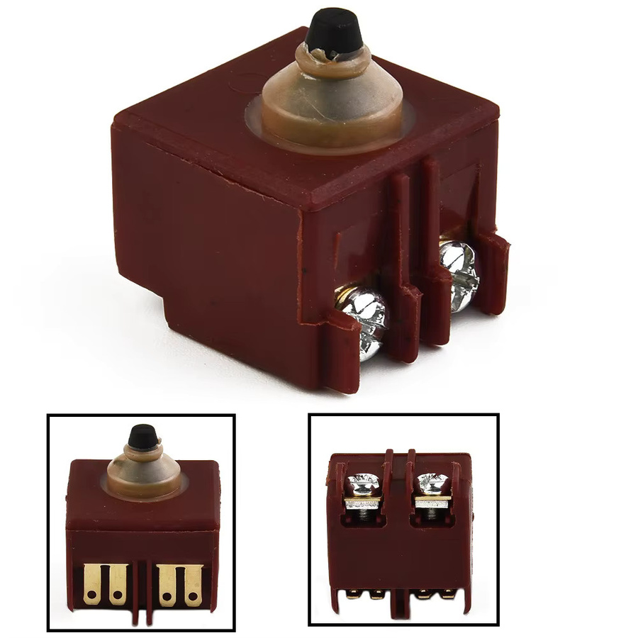 Bosch Winkelgrinder Schalter FA2-5/2W Momentary DPST Trigger Druckschalter in Rot für GWS6/8-100 - Bild 3