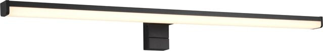 Trio LED-Wandleuchte Lino Spiegelleuchte Schwarz Matt B: 60 cm, H: 10,5 cm, T: 60 cm - Bild 1