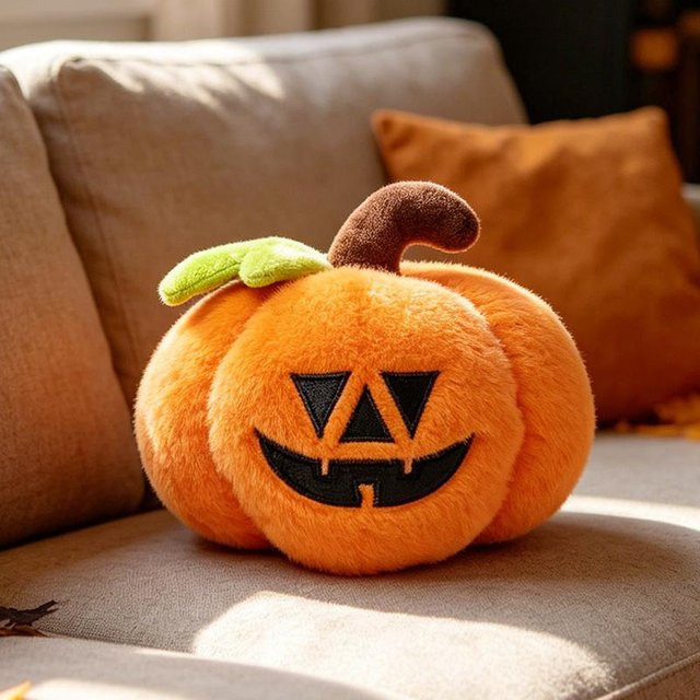 Yiran toy Halloween Plüschtier Geist Fledermaus Kürbis Sensenmann, ab 14 Jahren - Bild 1
