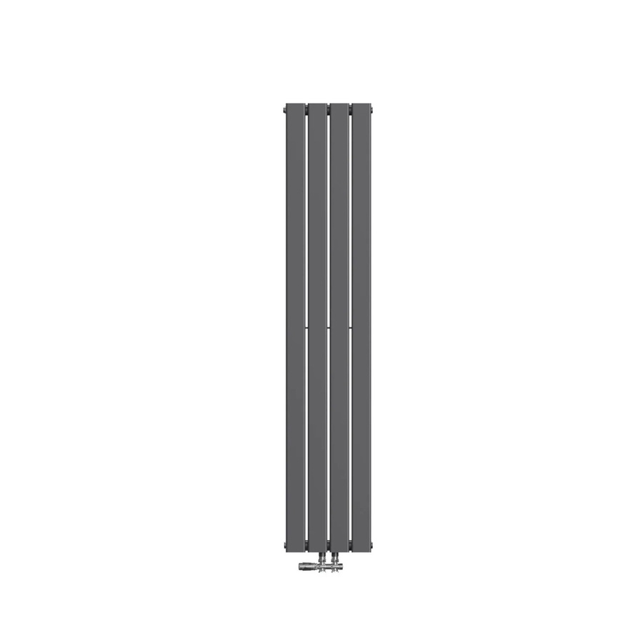 Emke Flach Badheizkörper Anthrazit Vertikal Einlagig B: 160 cm, T: 30 cm, Leistung: 557W - Bild 2