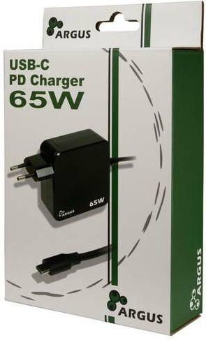 Inter-Tech PD-2065 USB-C Ladegerät 65W Schwarz - Bild 1