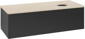 V&B Antao Waschtischunterschrank mit Beleuchtung, Blau lackiert, B/T/H: 120 x 50 x 50 cm - Bild 1