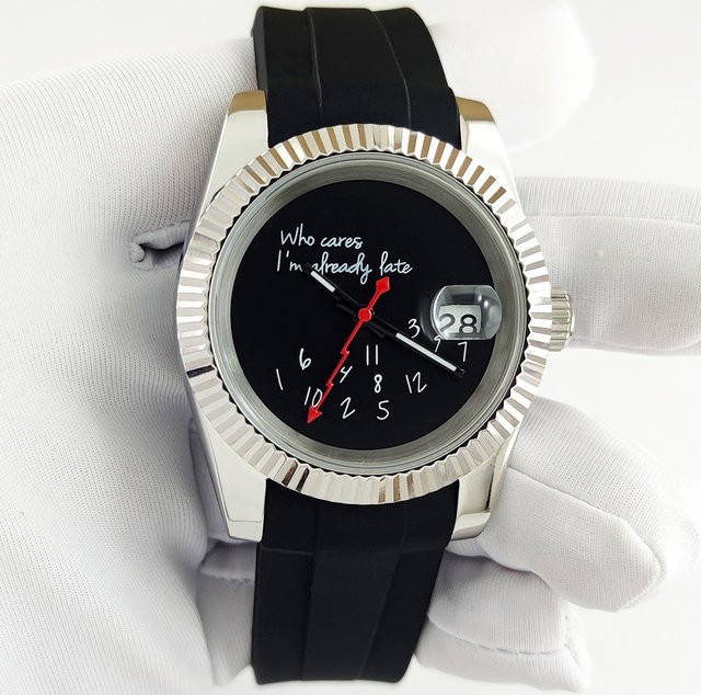 OUMASHI Herrenuhr, NH35/36-Uhrwerk, 39 mm/36 mm - Bild 1