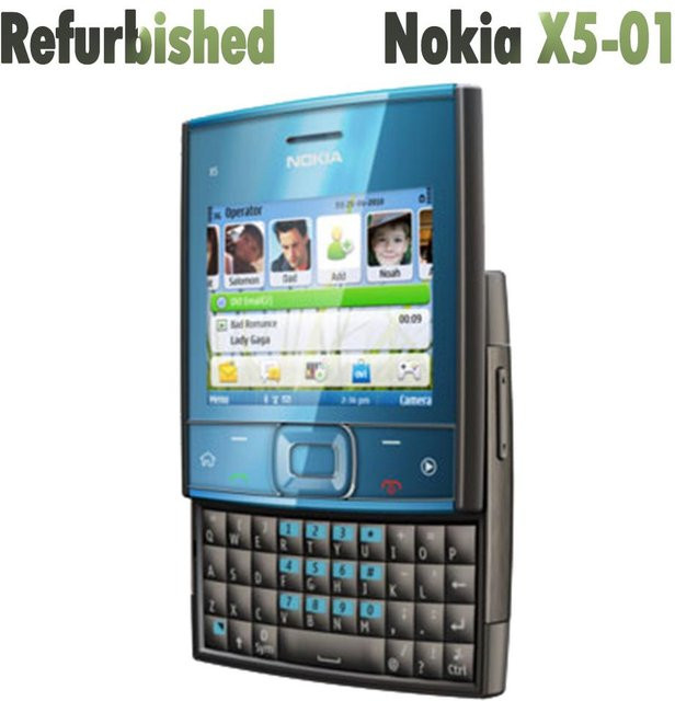 Generalüberholtes Nokia X5-01 Mobiltelefon in Grau mit 3G-Unterstützung - Bild 1