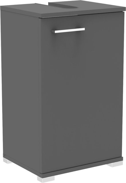 Fackelmann Waschbeckenunterschrank Easy, Anthrazit, stehend, Breite: 40 cm, Höhe: 67 cm, Tiefe: 32 cm - Bild 1