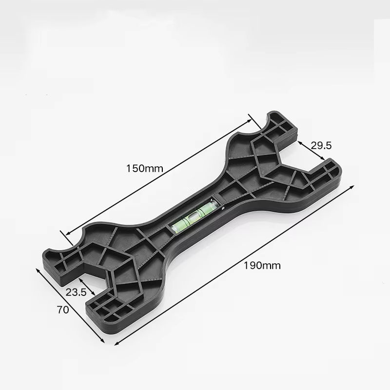 Multifunktionaler Dual-Head Schlüssel als manueller Tap Spanner für Sanitär Reparaturen und Wasserhahn-Arbeiten in Schwarz - Bild 4