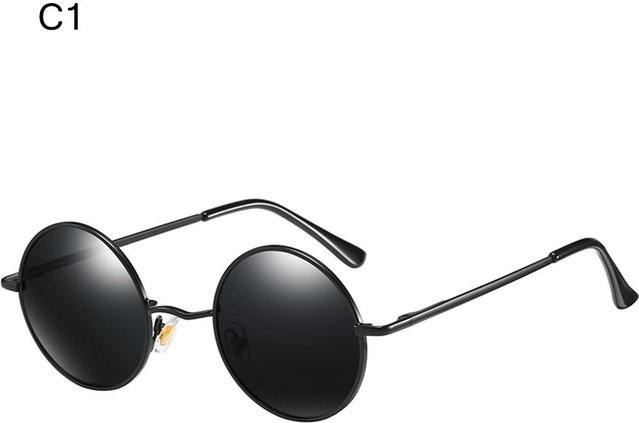 Yiran bag Sonnenbrille, rund, Metall, Vollrand, bunt, Unisex - Bild 1