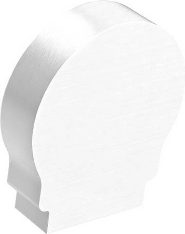 Barthelme Endkappen-Set aus Kunststoff in Silber und Weiß - Bild 1