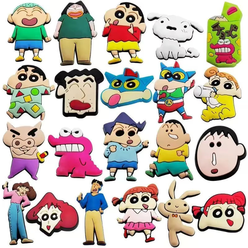 Shinchan Schuh-Charms, Anime-Merchandise, 3D-Schuhschnallen - Bild 6