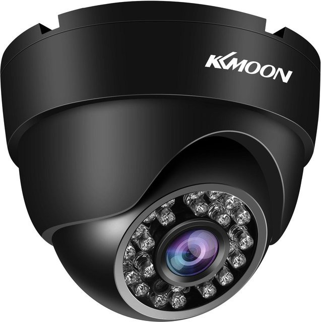 Honor Electronics AHD Außenüberwachungskamera mit 1080P Full HD und Infrarot-Nachtsicht, wetterfest, Schwarz - Bild 1
