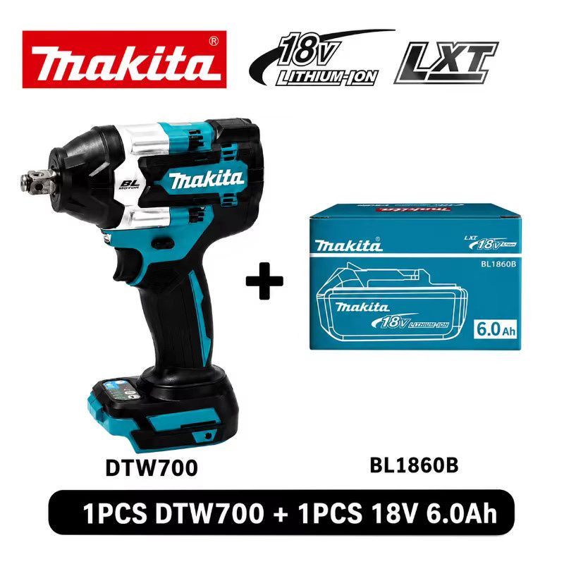 Makita DTW700 18V Akku-Schlagschrauber mit 700Nm Hochdrehmoment und variabler Geschwindigkeit - Bild 9