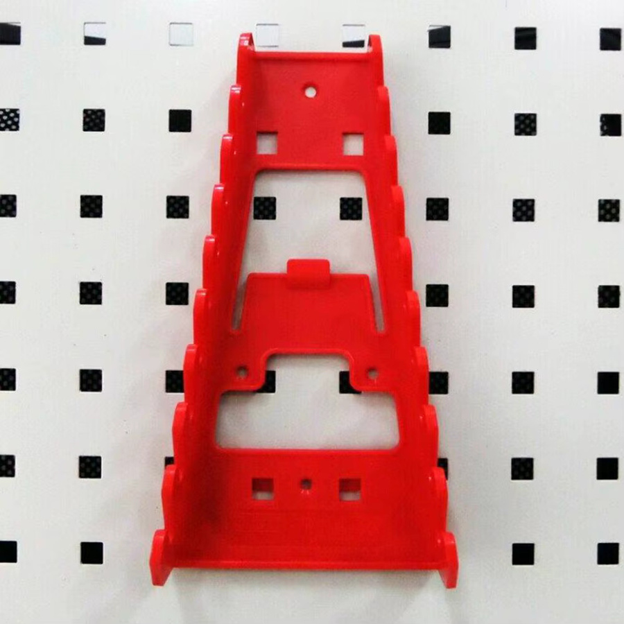 KITPIPI Schraubenschlüssel Organizer aus Kunststoff in Rot und Schwarz, Aufbewahrungs-Tray für Werkzeuge mit B/T/H: 22,0 x 12,0 x 12,0 cm - Bild 3