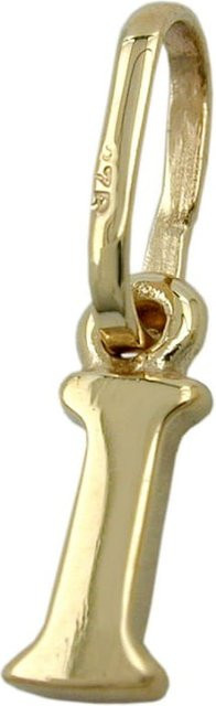 Gallay Anhänger Buchstabe I, 375 Gold, 8x3mm, Unisex - Bild 1