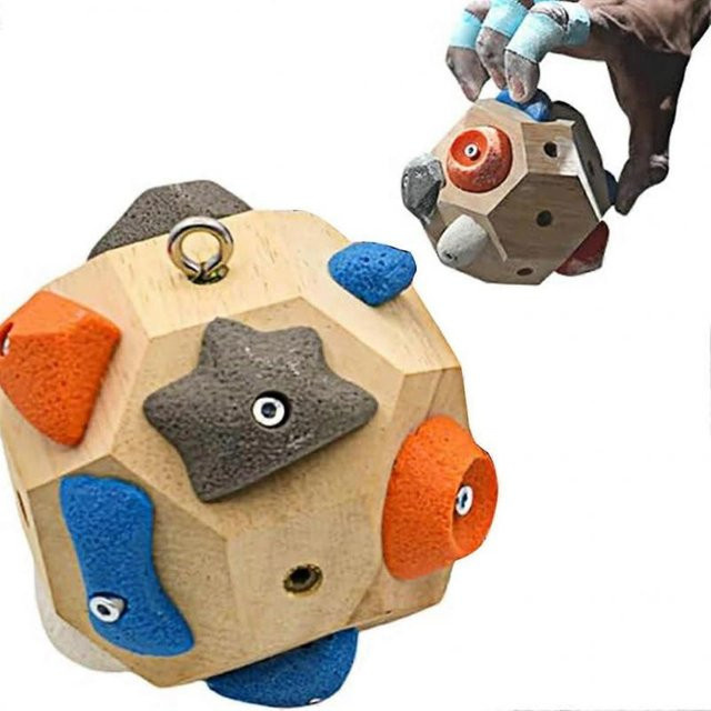 unlimitedst Boulders Block, Fingerkraft Fokusball zum Felsklettern, Griffkrafttrainer - Bild 1