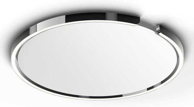 Occhio Mito Soffitto 60 Up LED-Deckenleuchte in Dark Chrome mit mattweißem Cover, dimmbar, Narrow-Lichtkegel 50 Grad, CCT Tunable White 2700K - 4000K - Bild 1