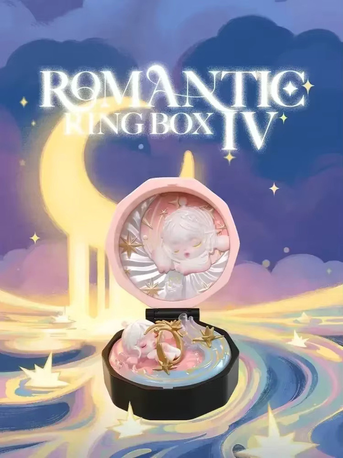 POP MART Romantische Ringbox-Serie 4, Kawaii Mystery Figuren Blindbox, Puppenkollektion - Bild 4
