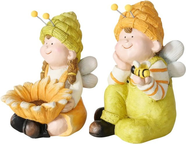 Boltze Deko-Figur Bieny Mädchen und Junge, mehrfarbig - Bild 1