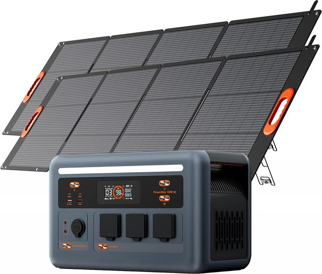 Blackview OSCAL PowerMax Tragbare Powerstation 1800W 1024Wh LFP Schwarz - Bild 1