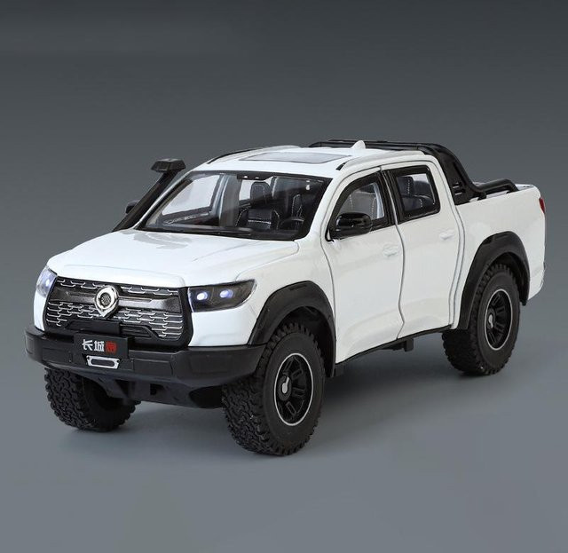 Linyi toy car Great Wall Motor Gwm Poer Modell, 1:24, mit Sound und Licht, ab 14 Jahren - Bild 1