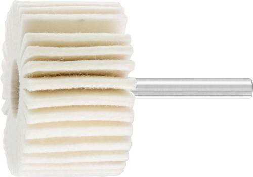 PFERD FLS Filzlamellenstift weiß für universelle Polierarbeiten Durchmesser: 50 mm, Schaft-Durchmesser: 6 mm - Bild 1