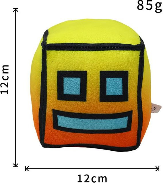 Bliboli Geometry Dash Geometrie Sprint, Plüsch Spielzeug, Bunt / Mehrfarbig - Bild 1