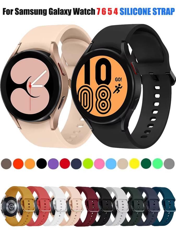 Samsung Uhrenarmband Silikon, Schwarz, Unisex - Bild 6