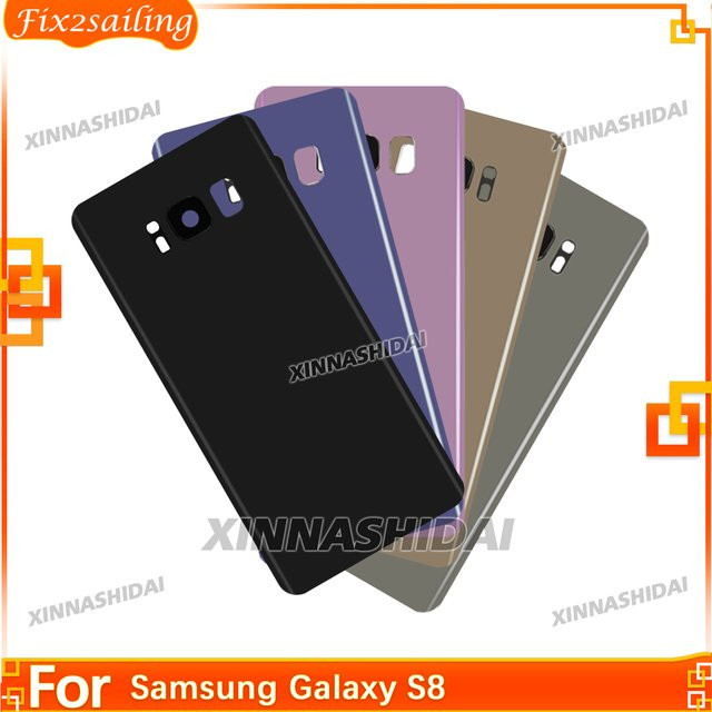 Samsung Galaxy S8 Ersatzgehäuse Rückseite in Schwarz - Bild 1
