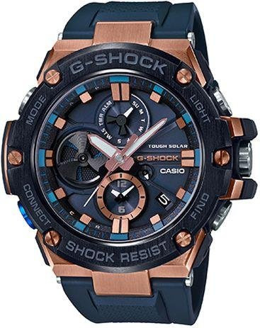 Casio Armbanduhr G-Steel, Quarz, Blau, Schwarz, Herren - Bild 1