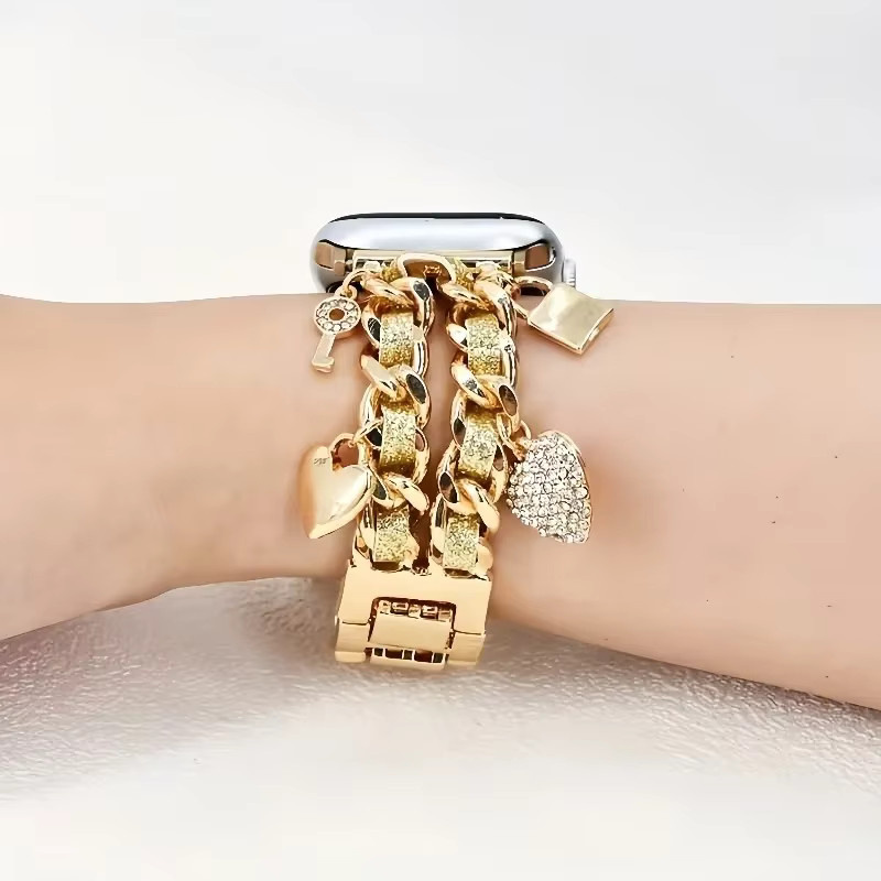 TINUORA Uhrenarmband Edelstahl, Gold, Unisex - Bild 3