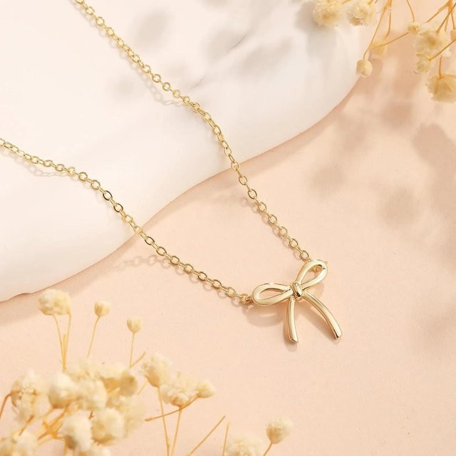 Lucky Star Jewelry Halskette, Messing, Gold, Zirkonia, Damen, 45cm - Bild 1
