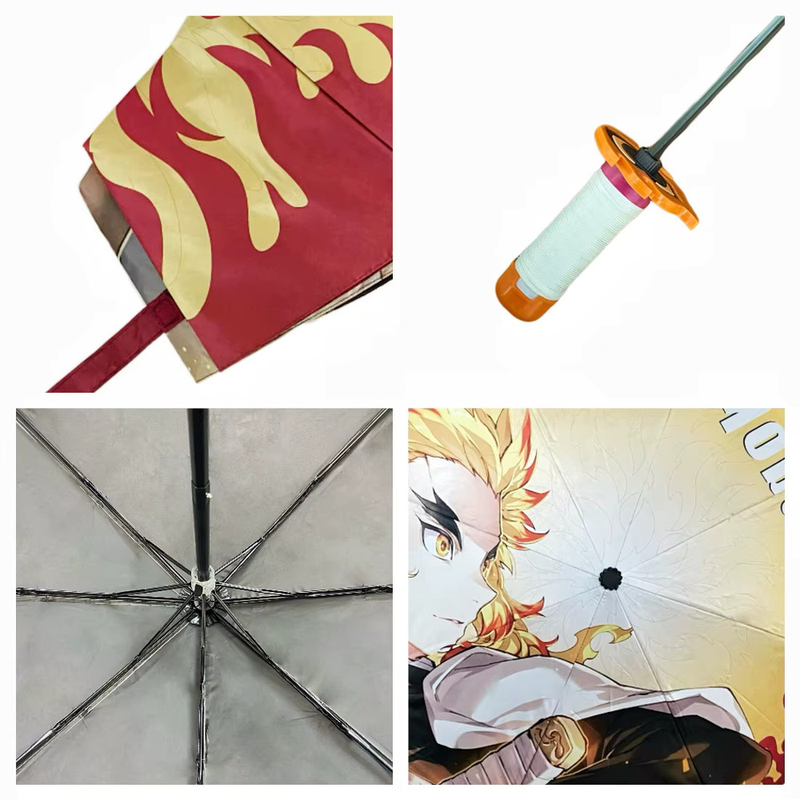 Bandai Kimetsu No Yaiba Tanjirou Dämonentöter Katana Sabre Regenschirm - Bild 3