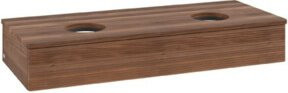 V&B Waschtischunterschrank Antao mit Frontstruktur in Walnut, B/T/H: 120 x 50 x 19 cm - Bild 1