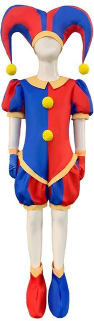 Pomni Rollenspiel Jumpsuit, Blau, Clown, Plüsch / Textil - Bild 1