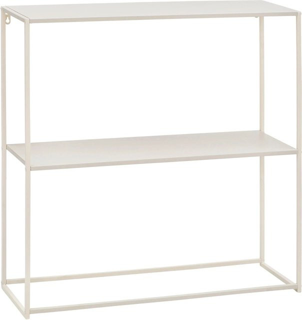 Mömax Regal Chloe in Sandfarben, modernes Standregal aus Metall mit offenem Design, B/T/H: 80 x 27 x 80 cm - Bild 1