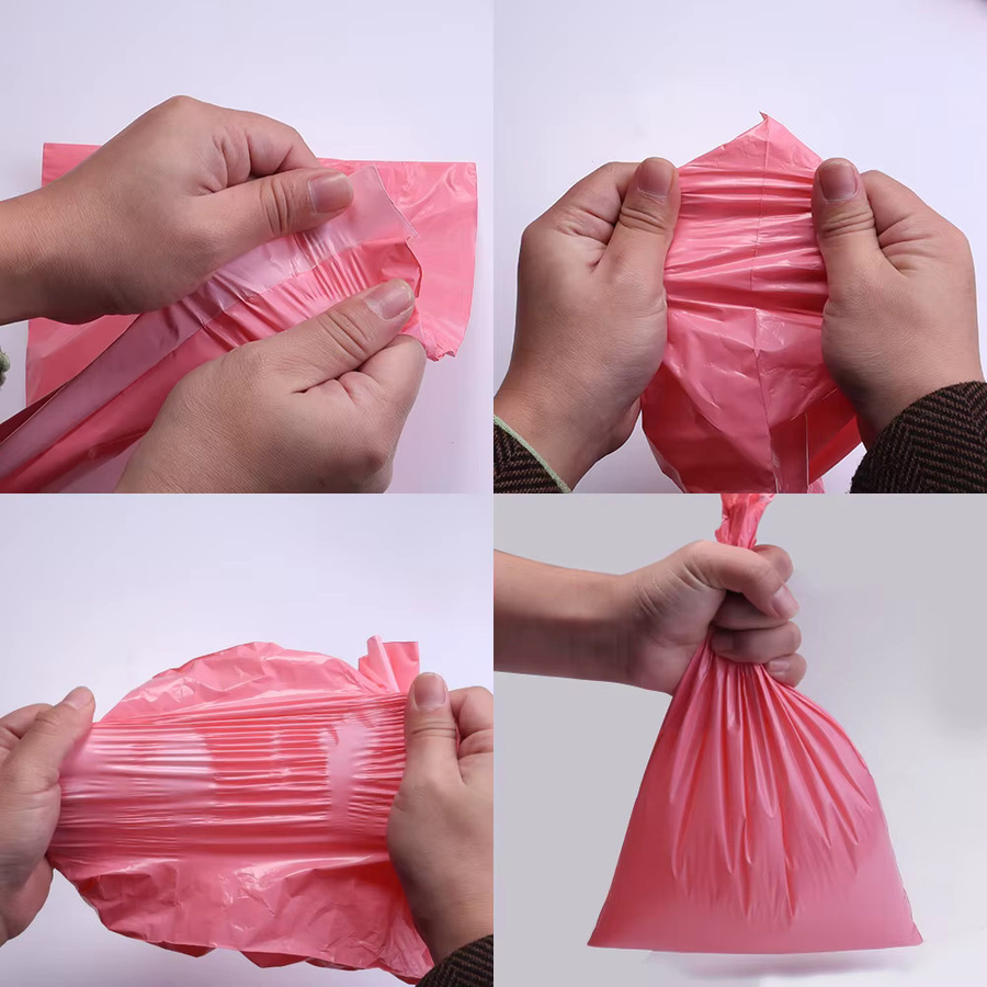 Selbstklebende Versandtaschen aus Kunststoff in Rosa, wasserdichte Polybeutel für den Logistikversand - Bild 4
