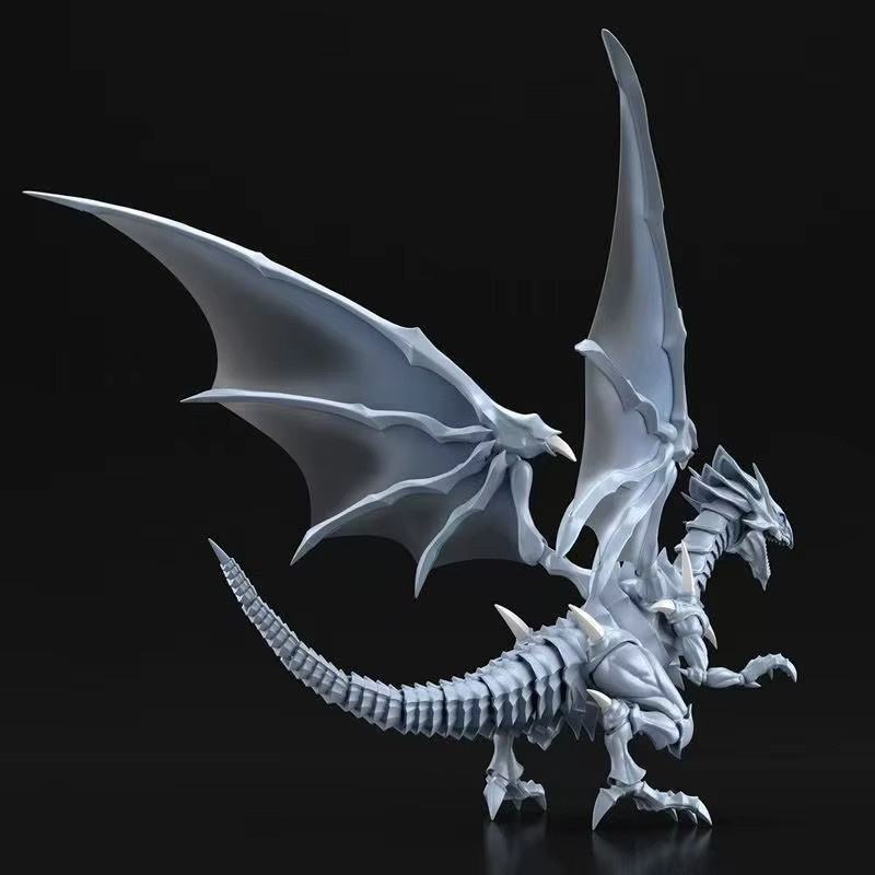 Bandai Platzender Drache, Fantasy, weiß, Ornament, Modell - Bild 2